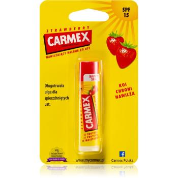 Carmex Strawberry balsam nawilżający do ust w sztyfcie SPF 15 4.25 g