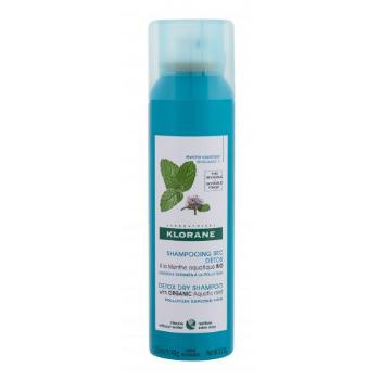 Klorane Aquatic Mint Detox 150 ml suchy szampon dla kobiet