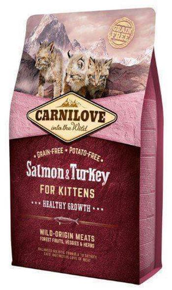 CARNILOVE Kitten karma dla kociąt z łososiem i indykiem 2 kg