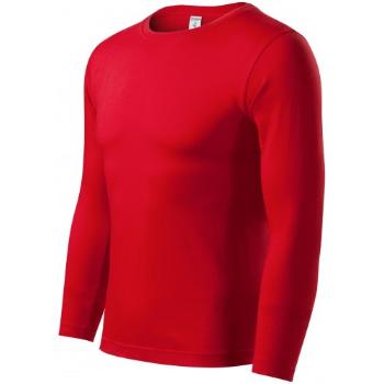 Lekka koszulka z długim rękawem, czerwony, XL