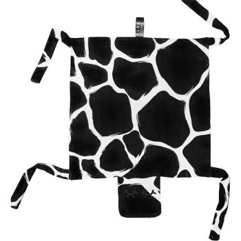 KLRK Home Wild B&W Giraffe kocyk do przytulania Gustav 80x46 cm 1 szt.
