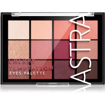 Astra Make-up Palette The Temptation paleta cieni do powiek odcień Cherry Temptation 15 g