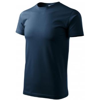 Koszulka unisex o wyższej gramaturze, ciemny niebieski, XL