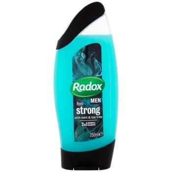 Radox Men Feel Strong żel i szampon pod prysznic 2 w 1 Mint & Tea Tree 250 ml