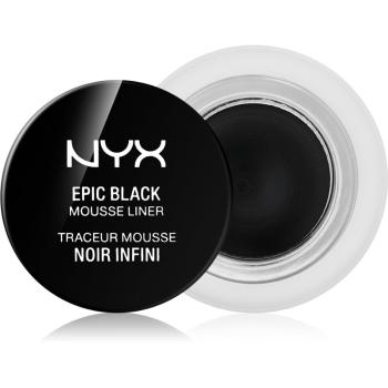 NYX Professional Makeup Epic Black Mousse Liner wodoodporny eyeliner odcień 01 Black 3 ml