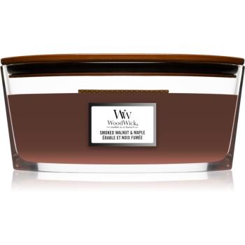 Woodwick Smoked Walnut & Maple świeczka zapachowa z drewnianym knotem (hearthwick) 453,6 g
