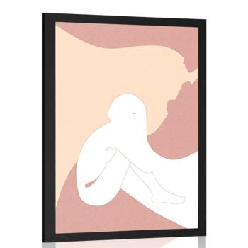 Plakat  oryginalność kobiety - 30x45 white