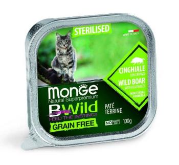 MONGE BWild Sterilised dla kota sterylizowanego z dzikiem 100g