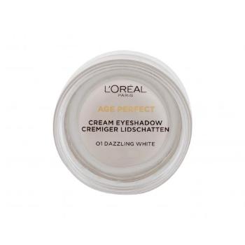 L'Oréal Paris Age Perfect Cream Eyeshadow 4 ml cienie do powiek dla kobiet 01 Dazzling White