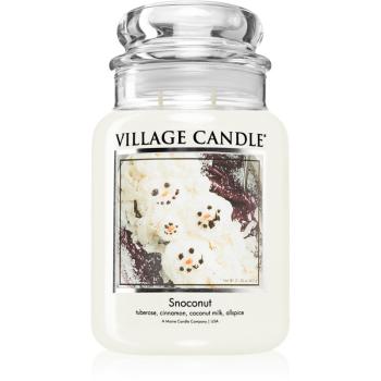 Village Candle Snoconut świeczka zapachowa (Glass Lid) 602 g