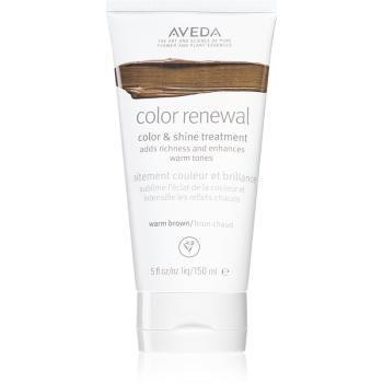 Aveda Color Renewal Color & Shine Treatment maska koloryzująca do włosów odcień Warm Brown 150 ml
