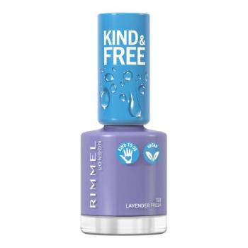 Rimmel London Kind & Free 8 ml lakier do paznokci dla kobiet 153 Lavender Light