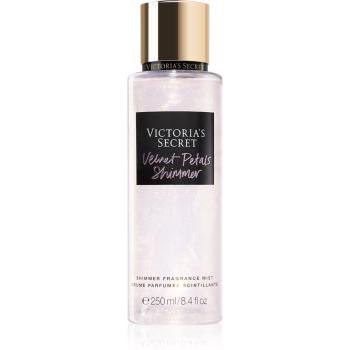 Victoria's Secret Velvet Petals Shimmer spray do ciała z brokatem dla kobiet 250 ml