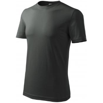 Klasyczna koszulka męska, ciemny łupek, XL