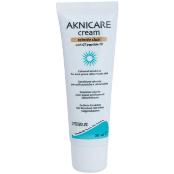 Synchroline Aknicare krem anti-acne na łojotokowe zapalenie skóry odcień Clair 50 ml