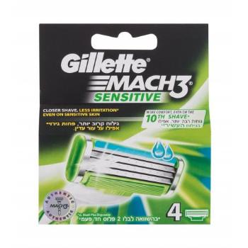 Gillette Mach3 Sensitive 4 szt wkład do maszynki dla mężczyzn