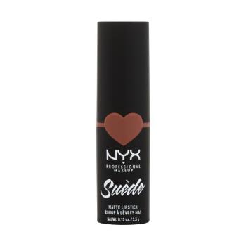 NYX Professional Makeup Suède Matte Lipstick 3,5 g pomadka dla kobiet Uszkodzone opakowanie 05 Brunch Me