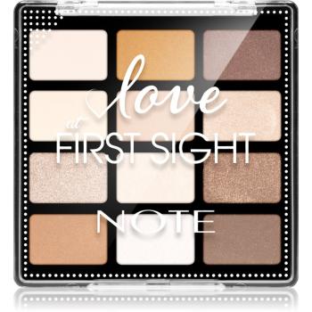 Note Cosmetique Love At First Sight paleta cieni do powiek 201 Daily Routine