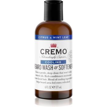 Cremo 2 in 1 Beard Wash & Softener szampon do brody dla mężczyzn Citrus & Mint Leaf 177 ml