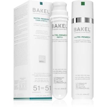 Bakel Nutri-Remedy Case & Refill krem przeciwzmarszczkowy do twarzy do bardzo suchej skóry + napełnienie 50 ml