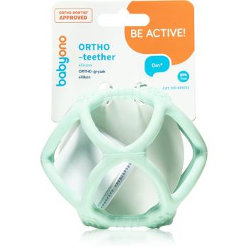 BabyOno Be Active Ortho gryzak nie zawiera BPA 0 m+ mint 1 szt.