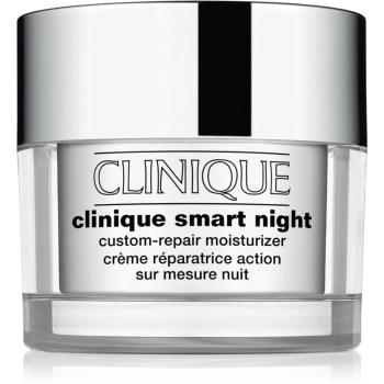 Clinique Smart Night™ Custom-Repair Moisturizer nawilżający krem przeciwzmarszczkowy na noc do skóry suchej i mieszanej 50 ml