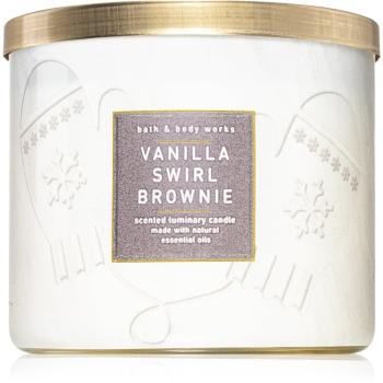 Bath & Body Works Vanilla Swirl Brownie świeczka zapachowa 411 g