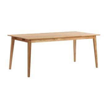 Naturalny stół z drewna dębowego Rowico Mimi, 180 x 90 cm
