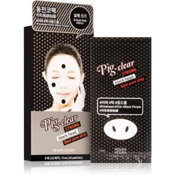 Holika Holika Pig Nose Strong plaster oczyszczający przeciw trądzikowi 6x3 szt.