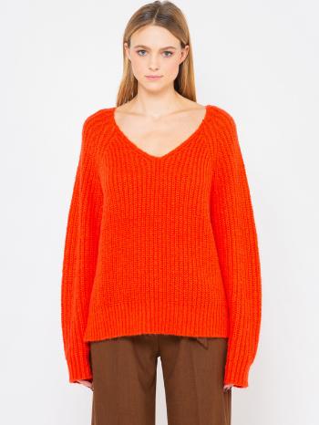 CAMAIEU Sweter Pomarańczowy