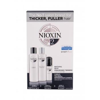 Nioxin System 2 zestaw Szampon 150 ml + Odżywka 150 ml + Odżywka do włosów 40 ml dla kobiet Uszkodzone pudełko