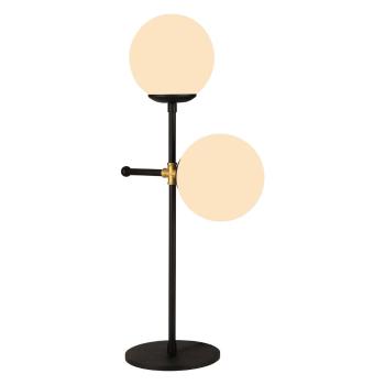 Czarna lampa stołowa Squid Lighting Kruva, wys. 55 cm