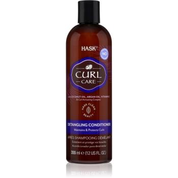 HASK Curl Care pielęgnująca odżywka do włosów kręconych i falowanych 355 ml