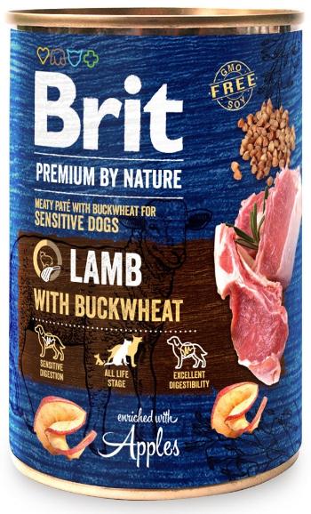 BRIT Premium by Nature 36 x 400 g jagnięcina i gryka mokra karma dla psa