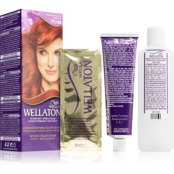 Wella Wellaton Permanent Colour Crème farba do włosów odcień 77/44 Volcanic Red