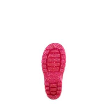 Beck gumowe buty brokat różowy