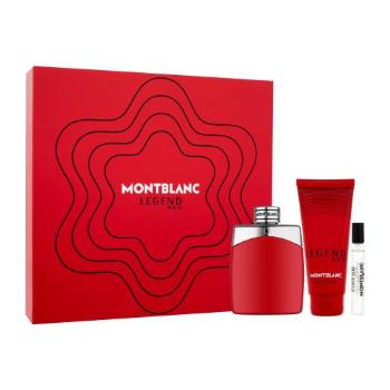 Montblanc Legend Red zestaw EDP 100 ml + EDP 7,5 ml + żel pod prysznic 100 ml dla mężczyzn