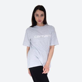 Koszulka Carhartt WIP W' S/S Script T-Shirt I029076 ASH HEATHER/WHITE