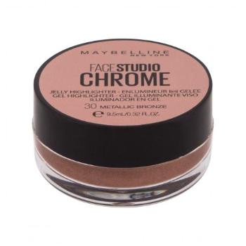 Maybelline FaceStudio Chrome 9,5 ml rozświetlacz dla kobiet 30 Metallic Bronze