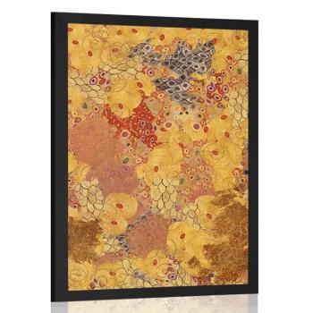 Plakat abstrakcja w stylu G. Klimta - 60x90 silver