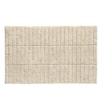 Beżowy dywanik łazienkowy 80x50 cm Tiles − Zone