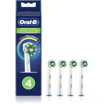 Oral B Cross Action CleanMaximiser końcówki wymienne do szczoteczki do zębów 4 szt.