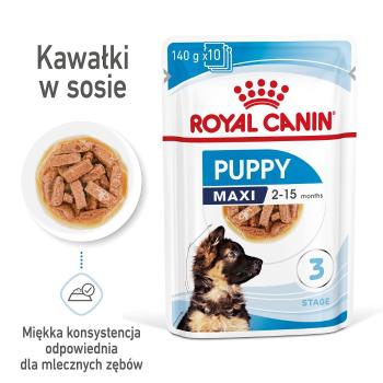 ROYAL CANIN Maxi puppy 140 g mokra karma dla szczeniąt do 15 miesiąca, ras dużych