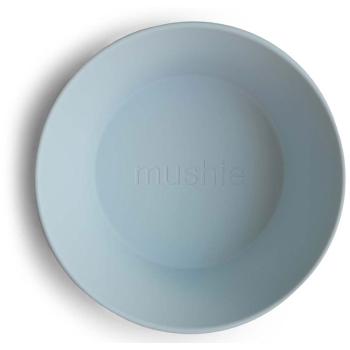 Mushie Round Dinnerware Bowl miska Powder Blue 2 szt.
