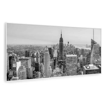 Klarstein Wonderwall Air Art Smart, panel grzewczy na podczerwień, motyw Nowego Jorku, 120 x 60 cm, 700 W