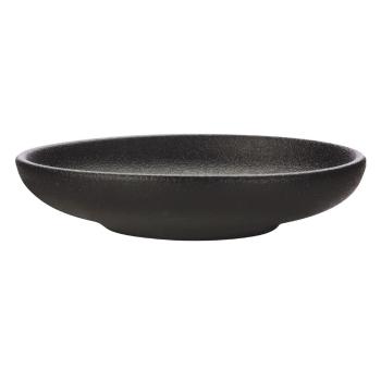 Czarna ceramiczna miseczka na sos Maxwell & Williams Caviar Round, ø 10 cm