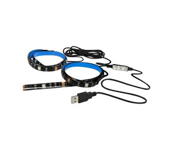 ZESTAW 2x LED RGB Taśma LED-RGB/4,8W/USB TV tryb