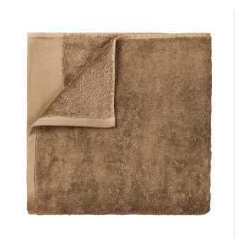 Brązowy ręcznik Blomus Riva, 140x70 cm
