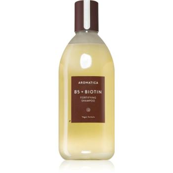 Aromatica B5 + Biotin szampon nawilżający i wzmacniający do włosów delikatnych i zniszczonych 400 ml