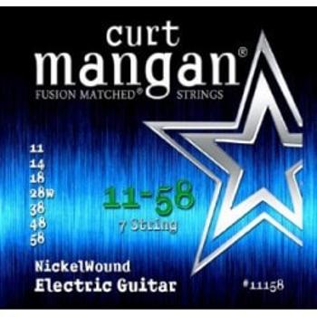 Curt Mangan 11-58 Nickel Wound 7-string Struny Do Gitary Elektrycznej